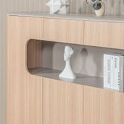 ORBAN 200cm Credenza Display Unit  Oak - 110cm High gallery detail image