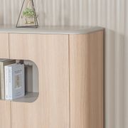 ORBAN 200cm Credenza Display Unit  Oak - 110cm High gallery detail image