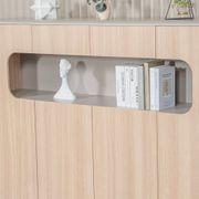 ORBAN 200cm Credenza Display Unit  Oak - 110cm High gallery detail image