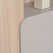 KELIAN 200cm Wall Storage & Display Unit  Oak - 110cm High gallery detail image
