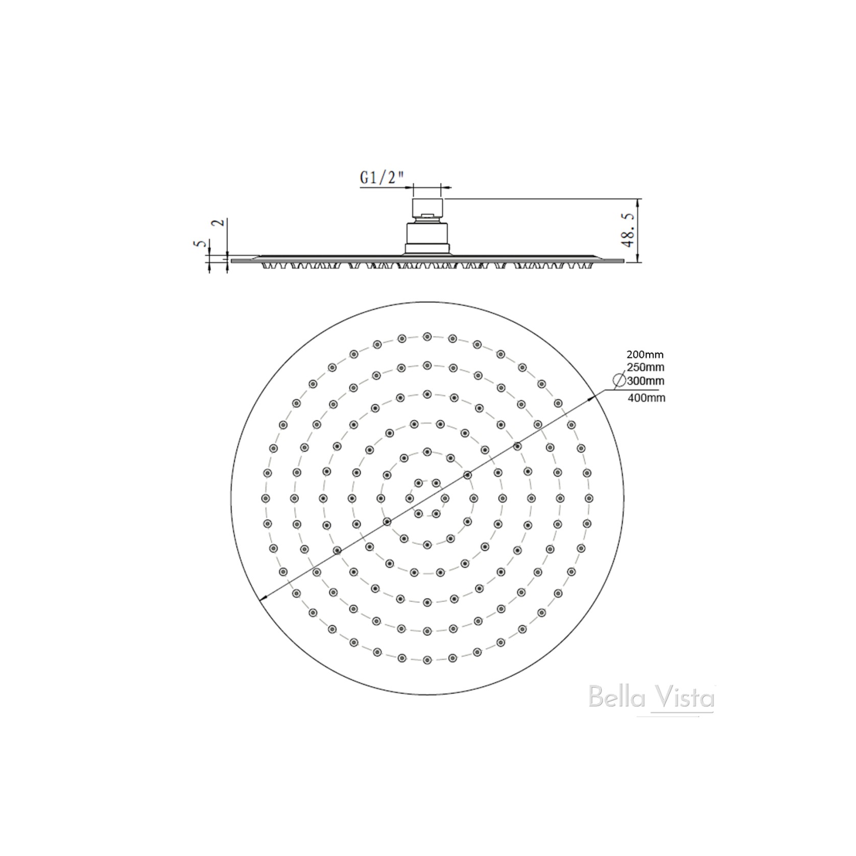 Mica Shower Head gallery detail image