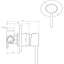 LVB Mica Shower Mixer gallery detail image