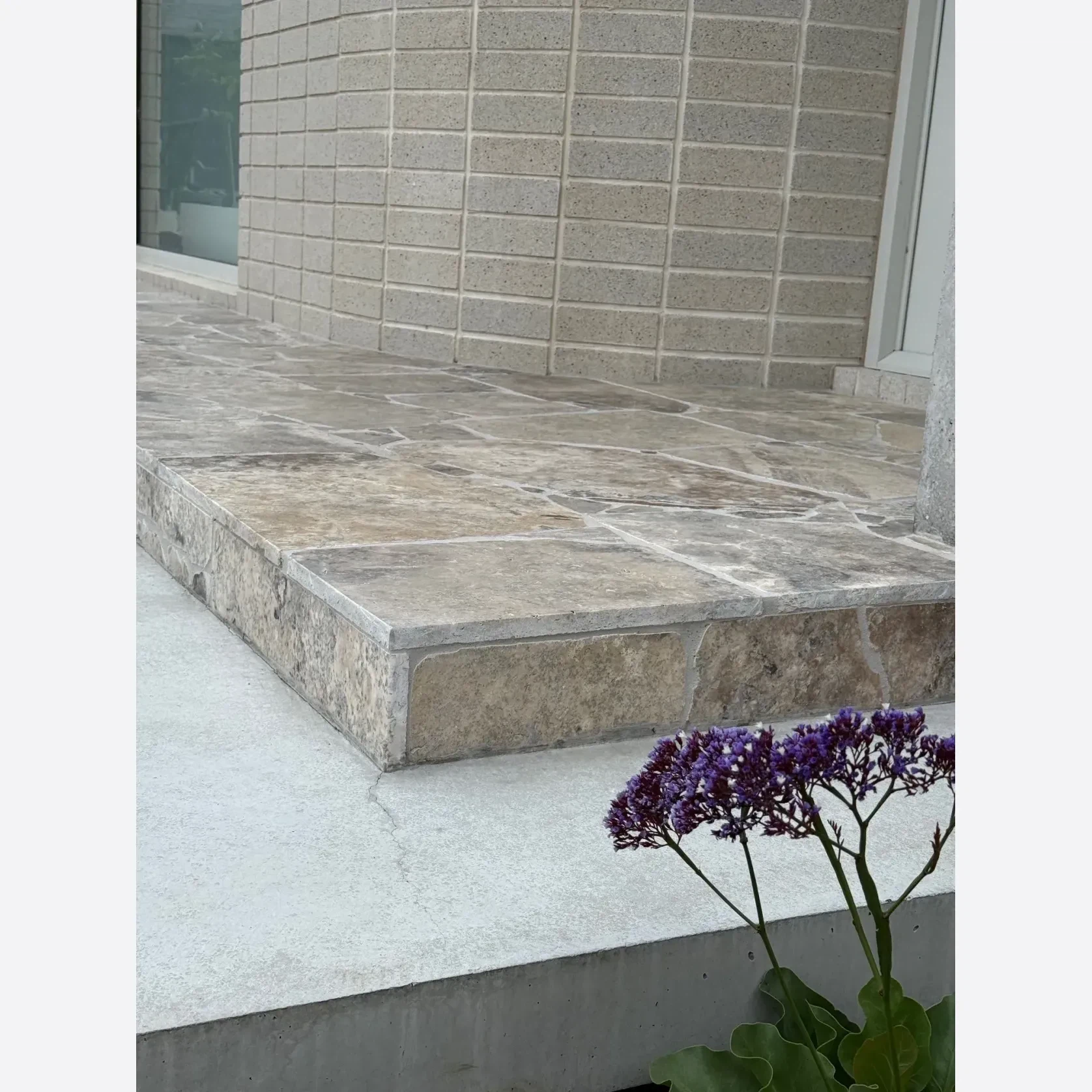 Silver Travertine Crazy Paving gallery detail image