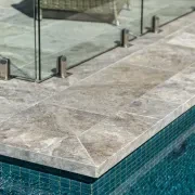 Silver Premium Travertine Pool Coping gallery detail image