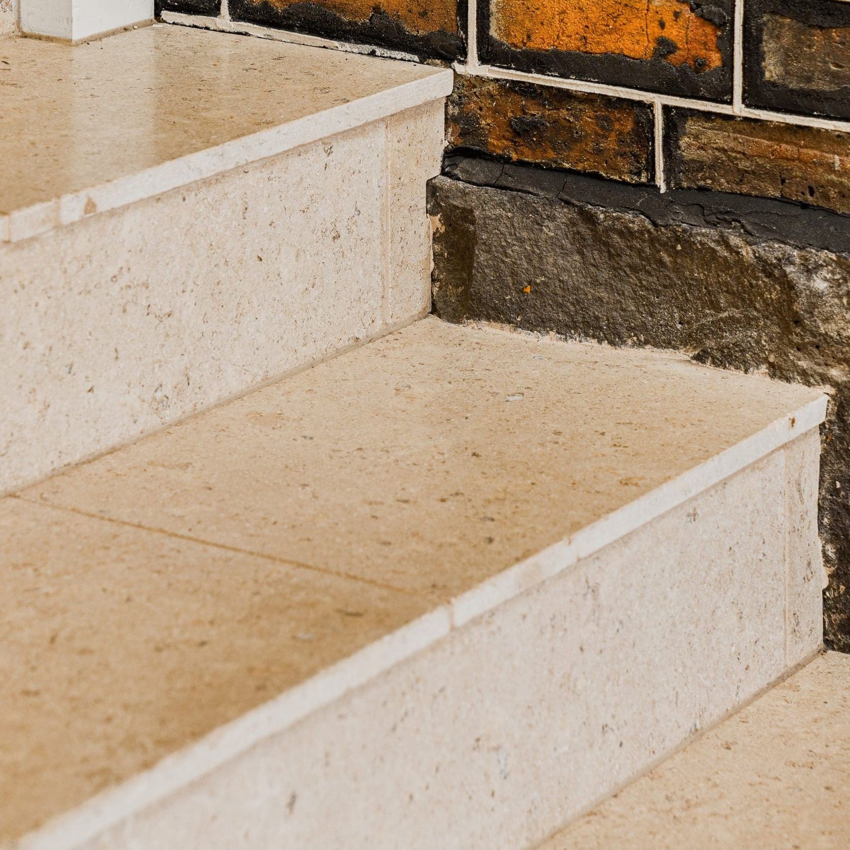Sinai Pearl Brushed Limestone Tiles gallery detail image