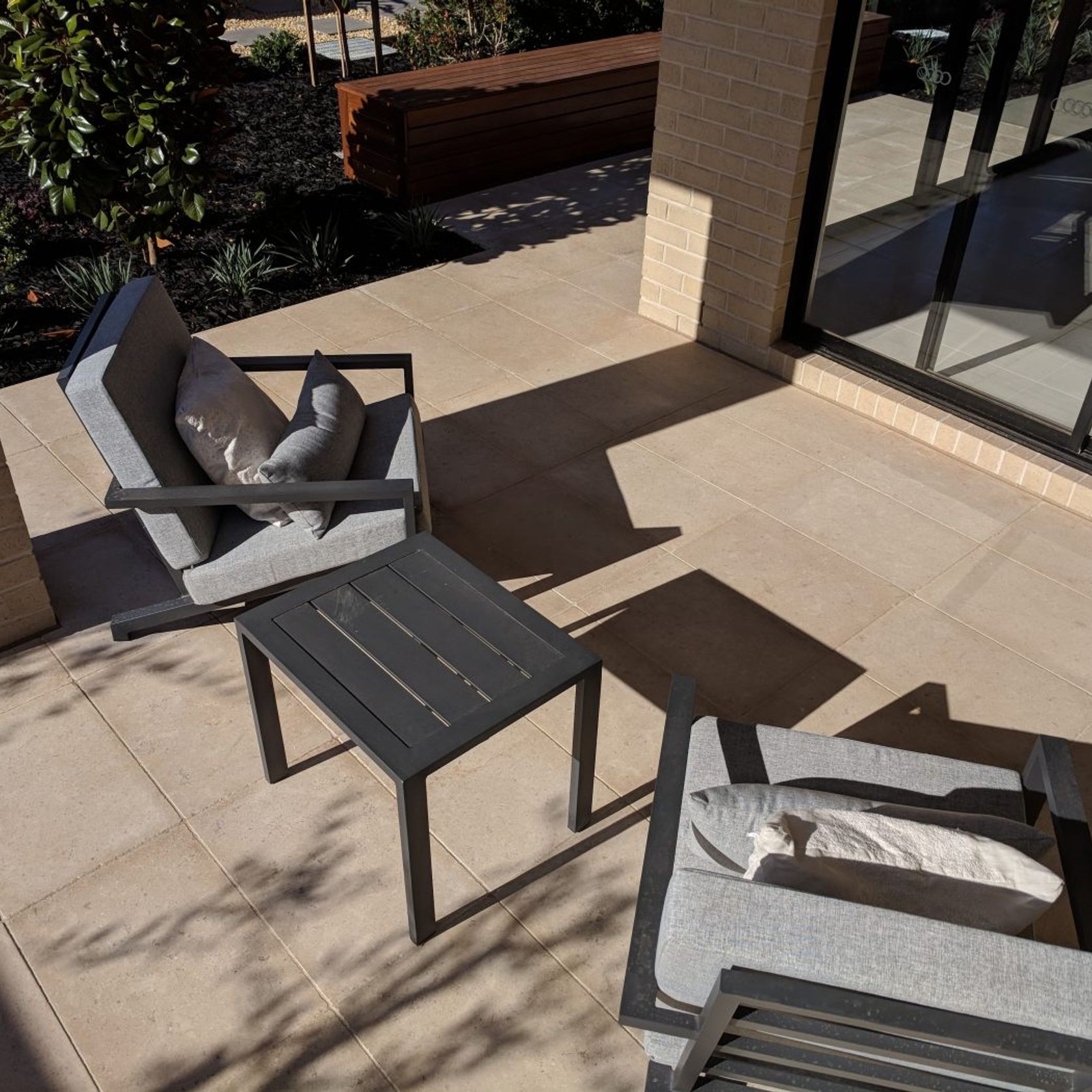 Sinai Pearl Brushed Limestone Tiles gallery detail image