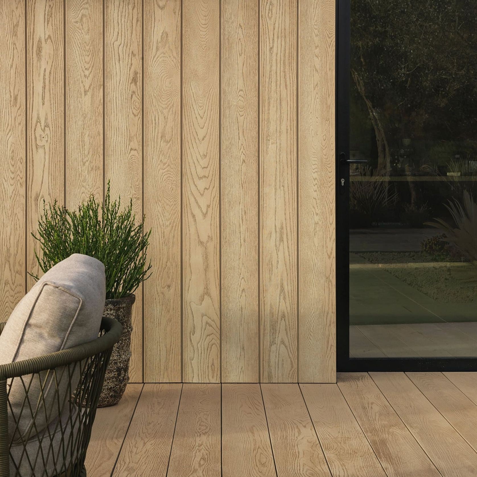 Millboard Envello Shadow Line+ Cladding | Ashwood gallery detail image