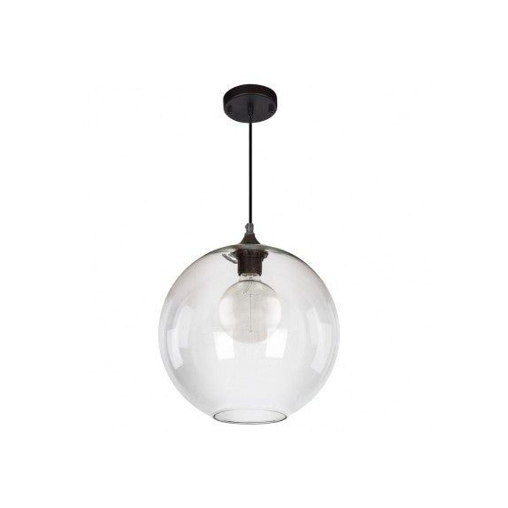 Clear Glass Globe Pendant Light gallery detail image