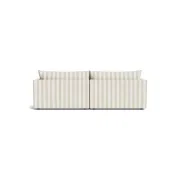 Sidney Slipcover 4 Seater Chaise Sofa - Marnie Sand Stripe gallery detail image