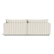 Sidney Slipcover 4 Seater Sofa - Marnie Sand Stripe gallery detail image