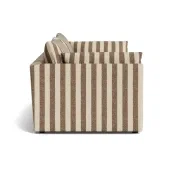 Sidney Slipcover 4 Seater Sofa - Marnie Coconut Stripe gallery detail image