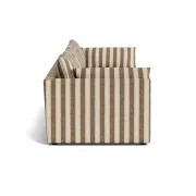 Sidney Slipcover 5 Seater Sofa - Marnie Coconut Stripe gallery detail image