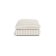 Sidney Slipcover Ottoman - Marnie Sand Stripe gallery detail image