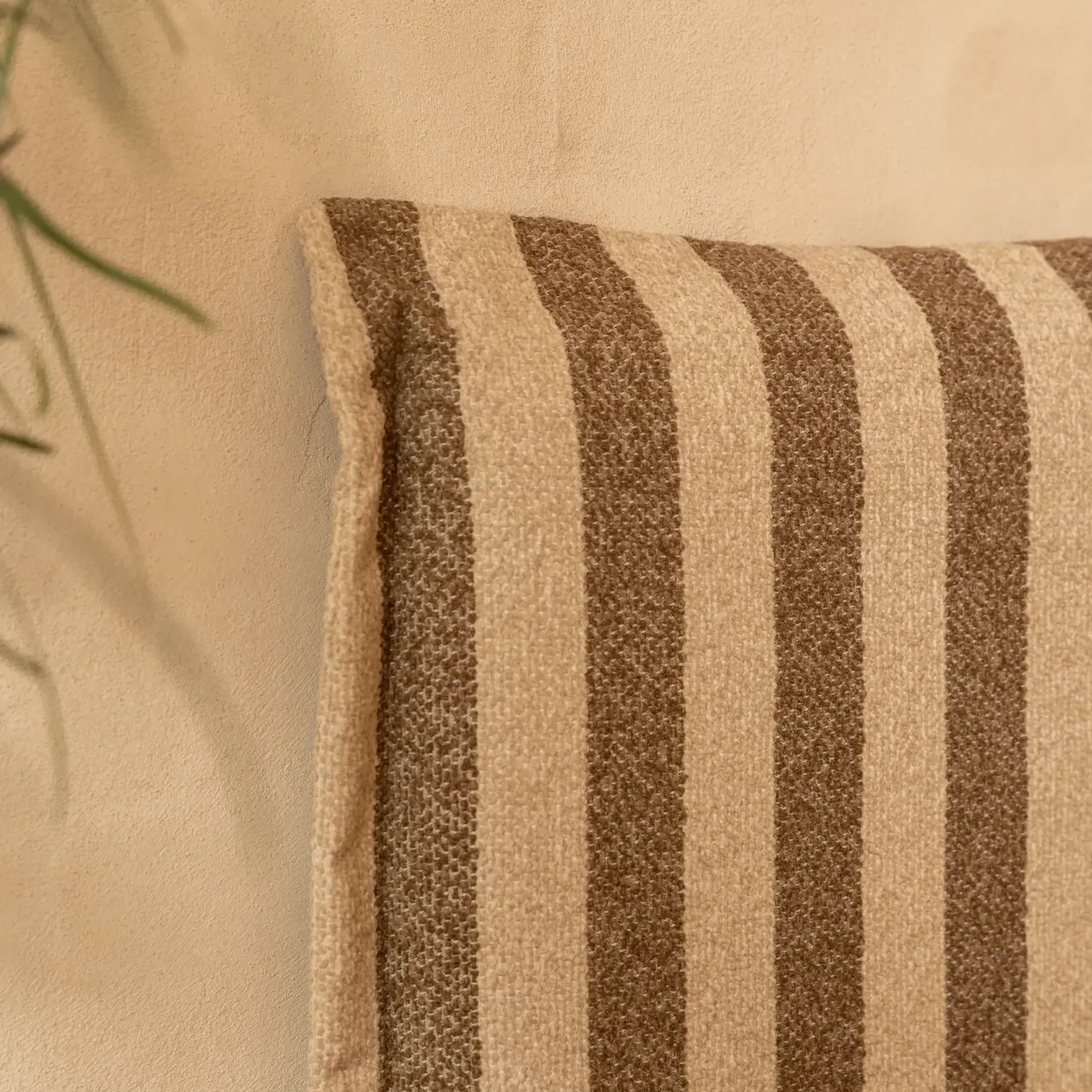 Sidney Slipcover Bed Head 270cm - Marnie Coconut Stripe gallery detail image