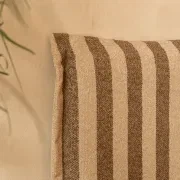 Sidney Slipcover Bed Head 270cm - Marnie Coconut Stripe gallery detail image