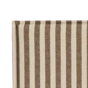 Sidney Slipcover Bed Head 270cm - Marnie Coconut Stripe gallery detail image