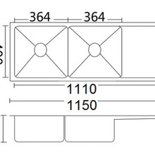 Luminare Sink 1150 x 440mm gallery detail image