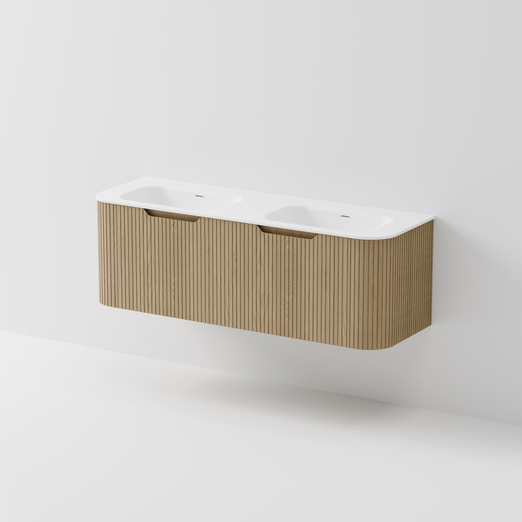 Sora 1500 Wall Hung Vanity | Double Inset Basin gallery detail image
