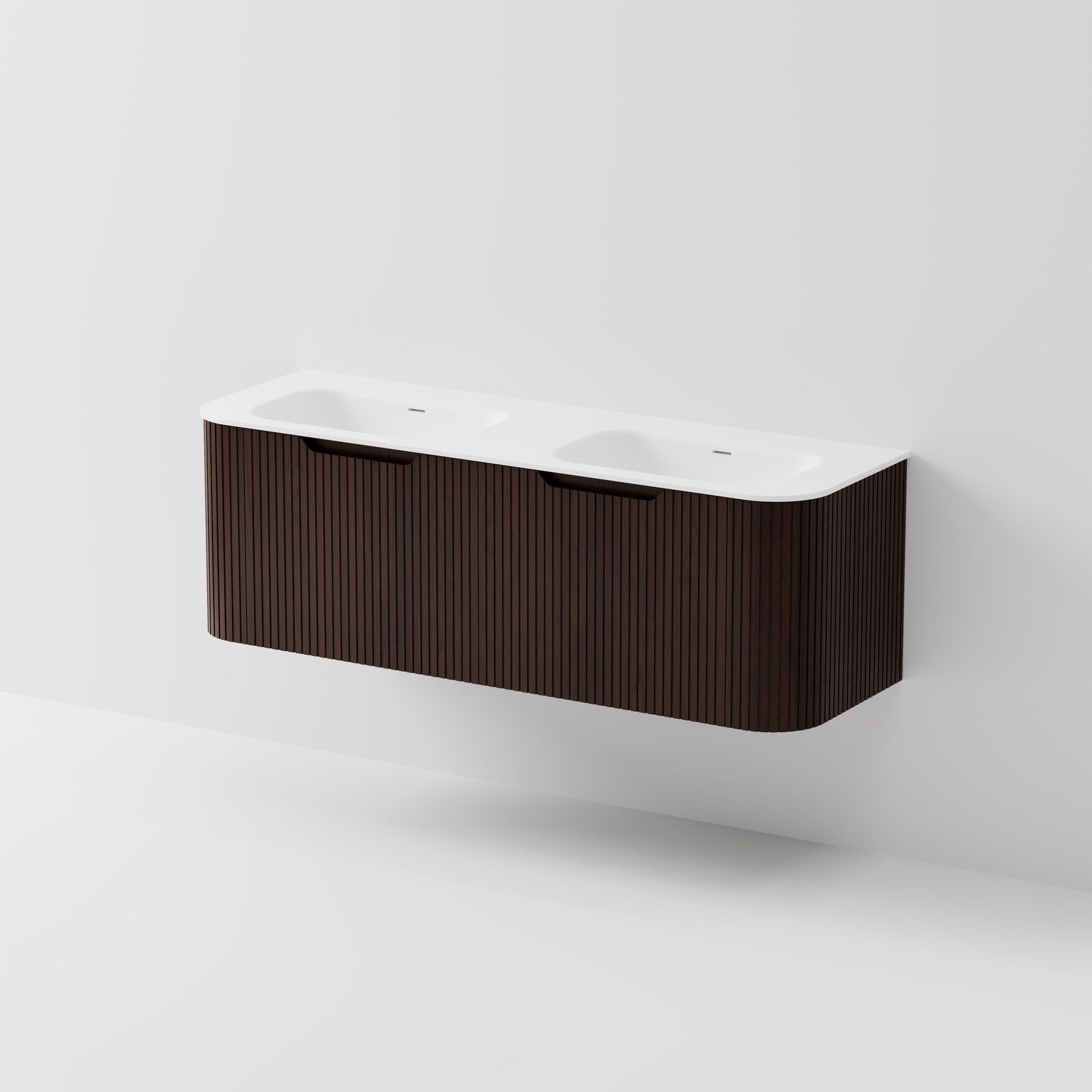 Sora 1500 Wall Hung Vanity | Double Inset Basin gallery detail image