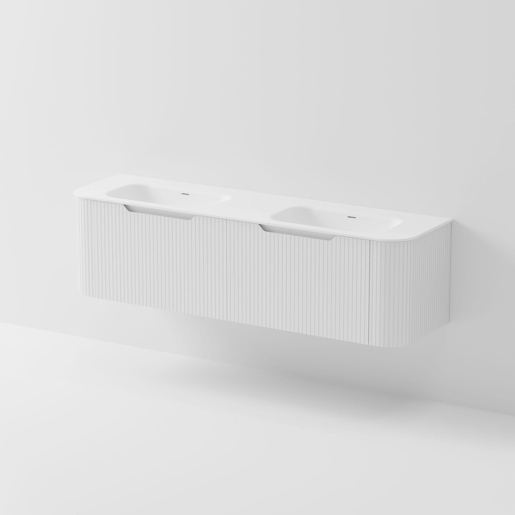 Sora 1800 Vanity | Double Inset Basin gallery detail image