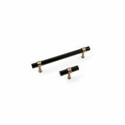 KT&CO Kitchen handles pull matte black Brass Byron Bay gallery detail image