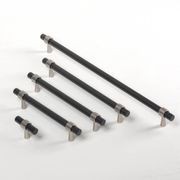 KT&CO Kitchen handles pull matte black Nickel Byron Bay gallery detail image