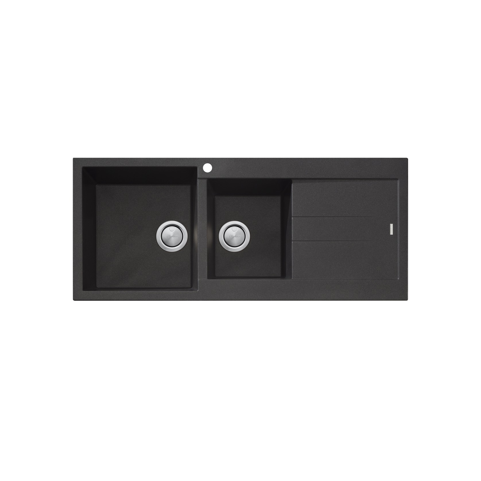 Santorini 1 & 3/4 Bowl Topmount Sink With Drainer gallery detail image