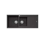 Santorini 1 & 3/4 Bowl Topmount Sink With Drainer gallery detail image