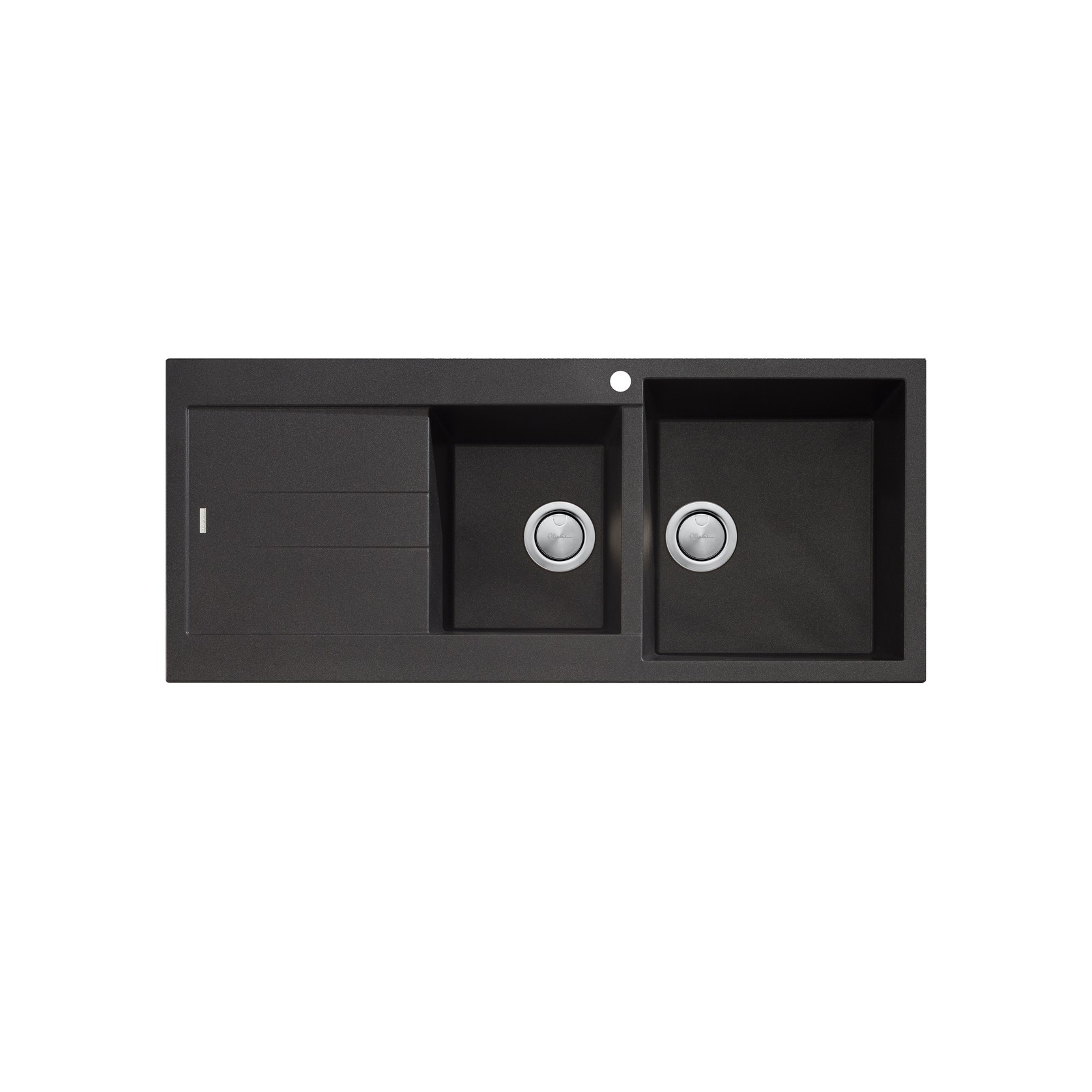 Santorini 1 & 3/4 Bowl Topmount Sink With Drainer gallery detail image