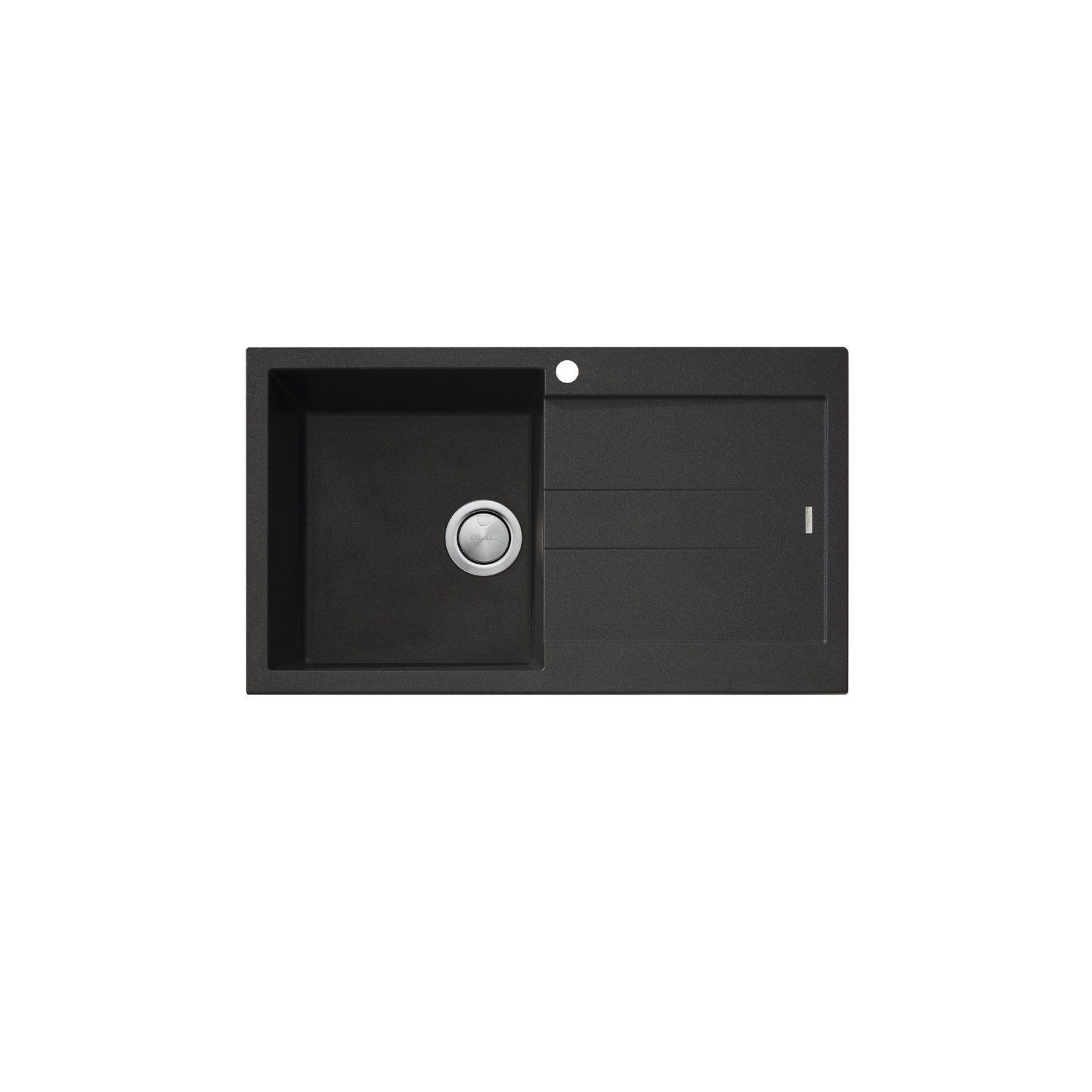 Santorini Single Bowl Topmount Sink With Drainer gallery detail image