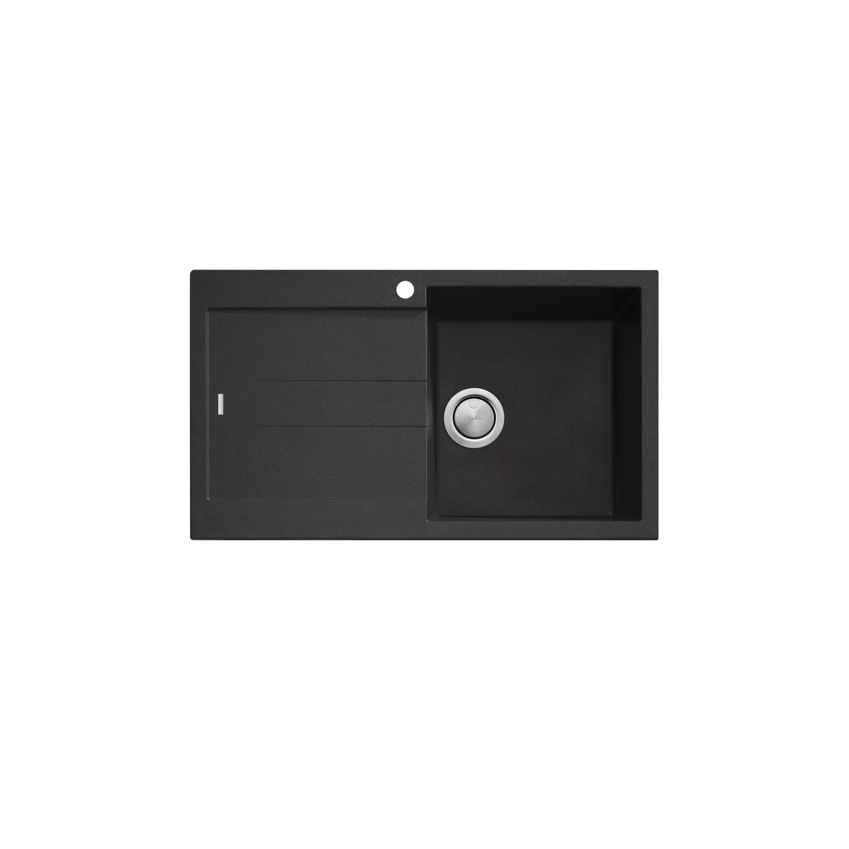 Santorini Single Bowl Topmount Sink With Drainer gallery detail image