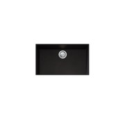 Santorini Black Mega Bowl Undermount Sink gallery detail image