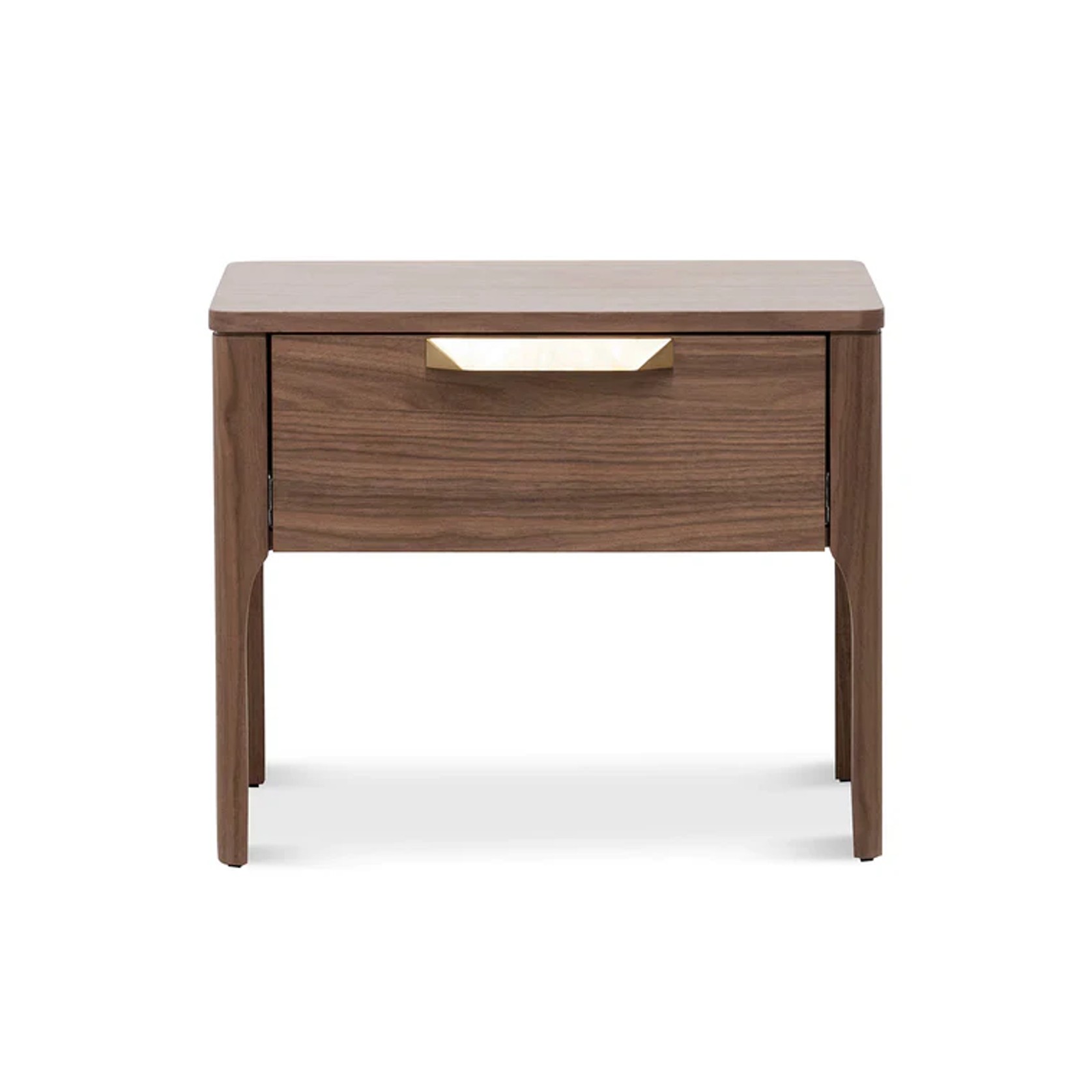 Ithaca Walnut Bedside Table gallery detail image