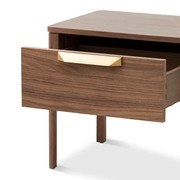 Ithaca Walnut Bedside Table gallery detail image