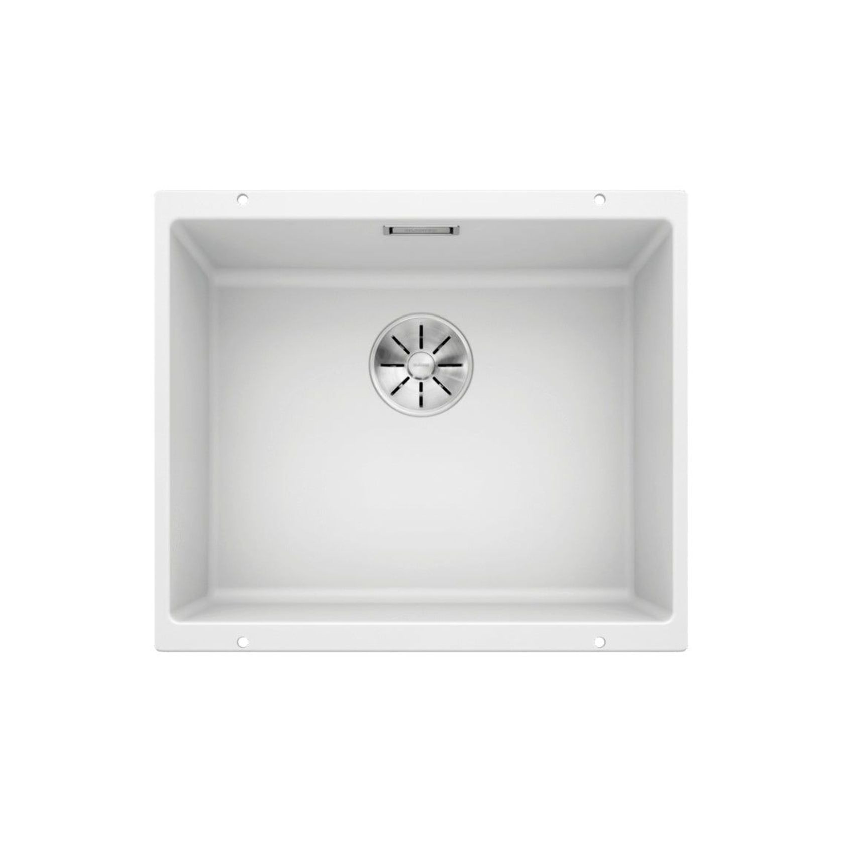 Blanco SUBLINE 500-U Single Bowl Undermount Sink | White gallery detail image
