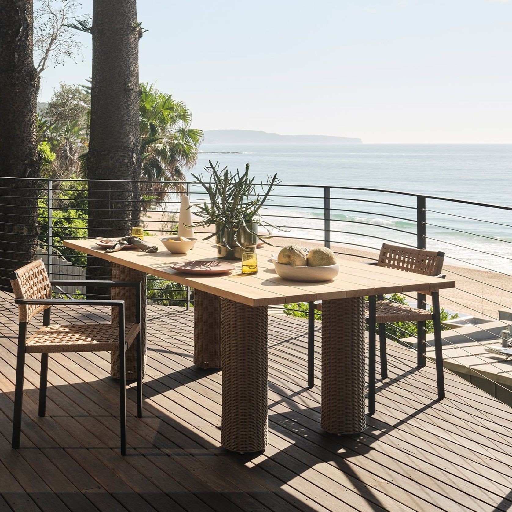 Outdoor Banga Rectangular Dining Table gallery detail image