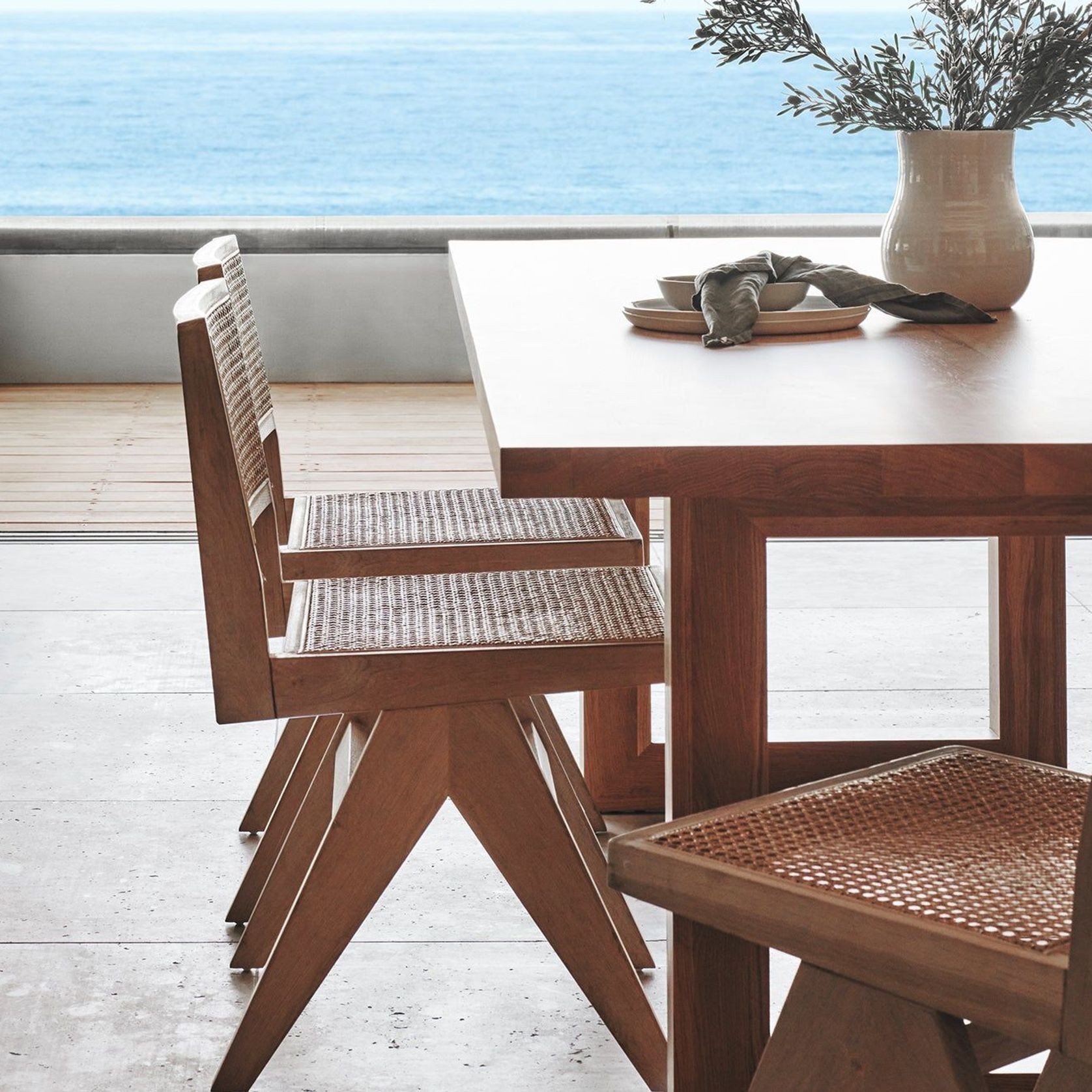Oak Global Rectangular Dining Table gallery detail image