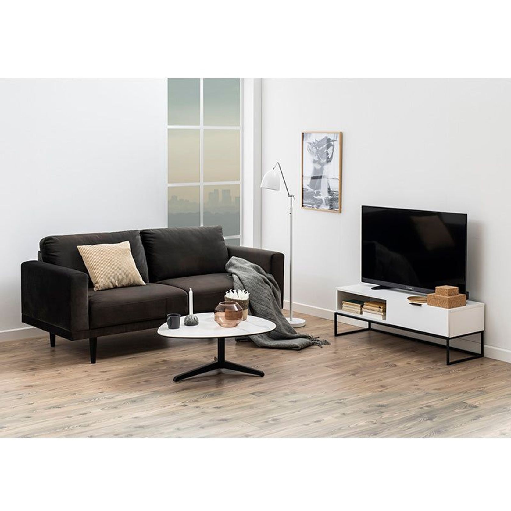 SVANA TV Entertainment Unit - 120cm - White gallery detail image