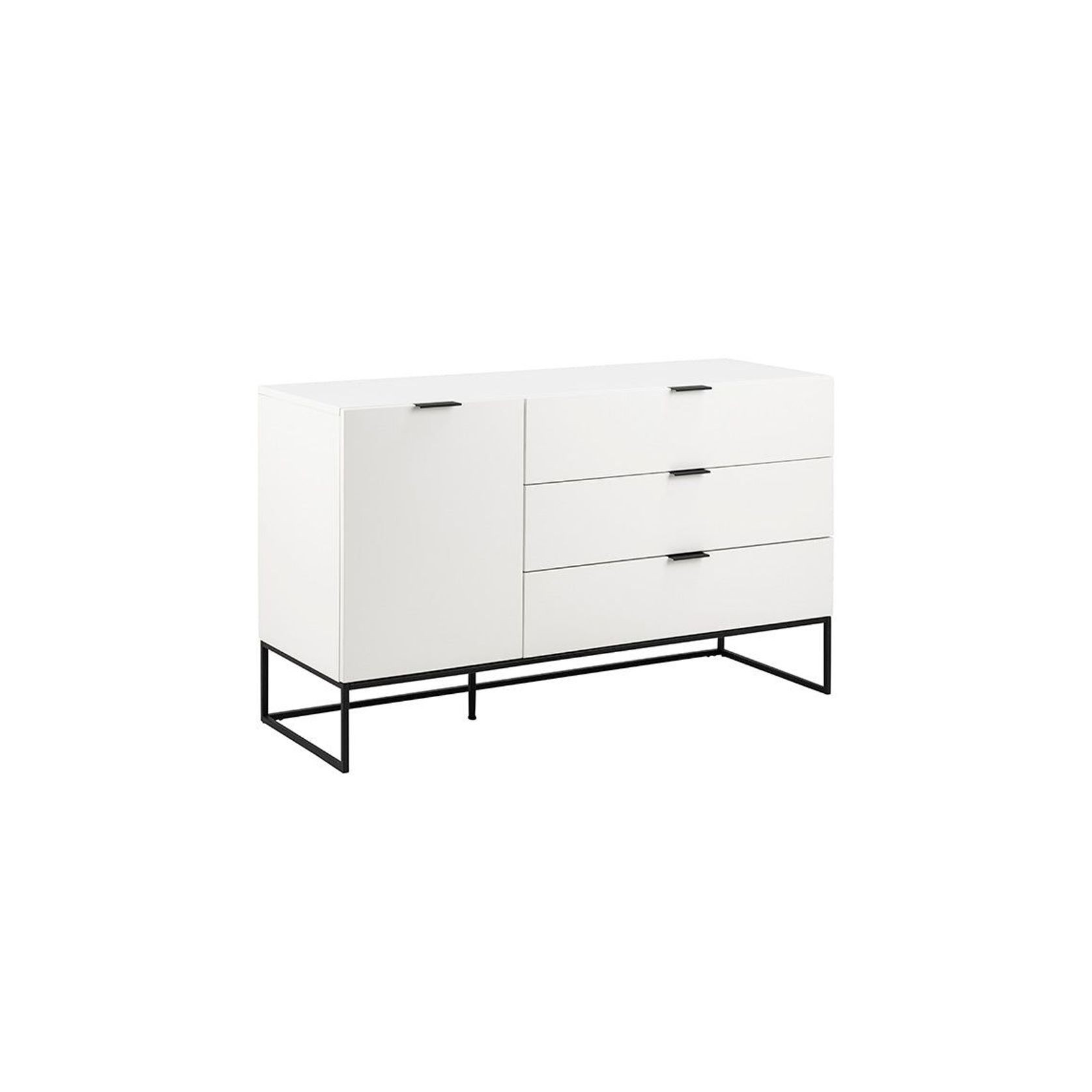 SVANA Sideboard Buffet 134cm - White gallery detail image