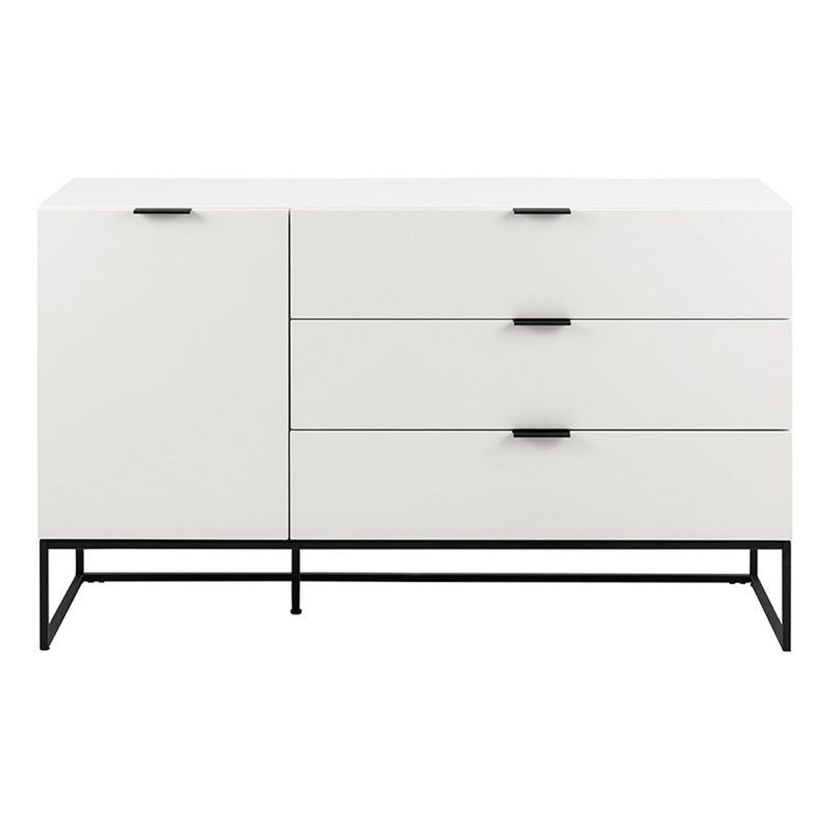 SVANA Sideboard Buffet 134cm - White gallery detail image
