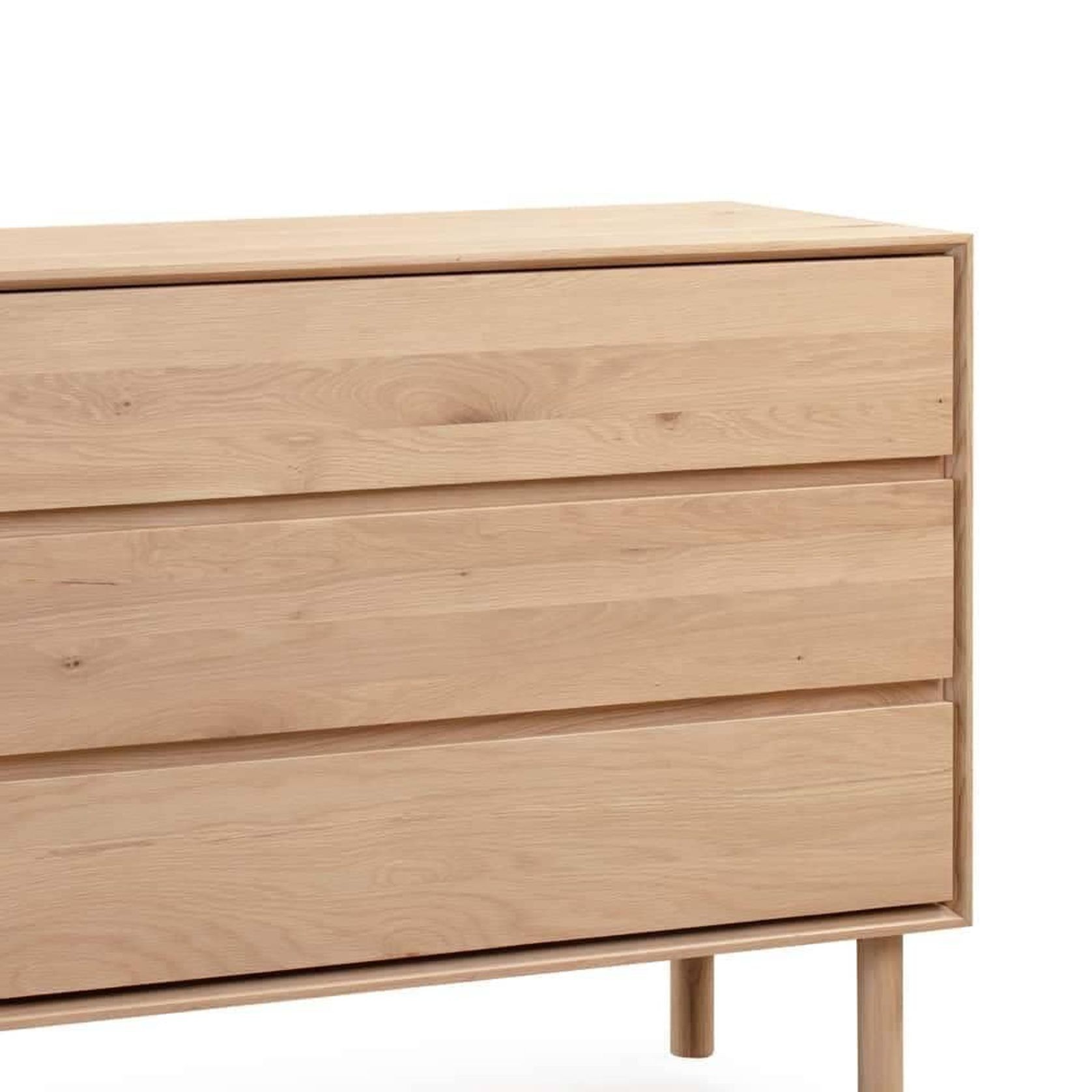 Harmony 3 Drawer Chest - Oak gallery detail image
