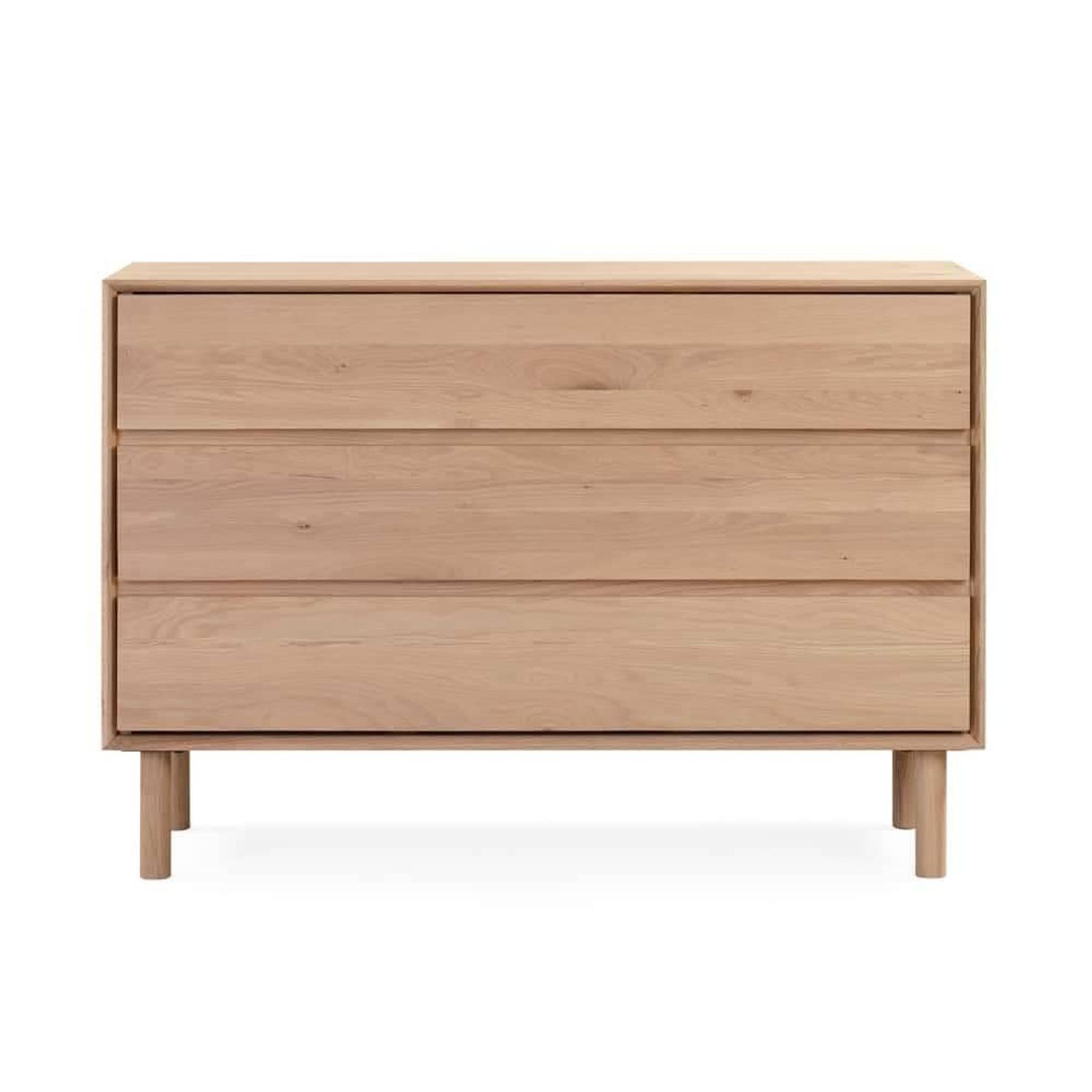 Harmony 3 Drawer Chest - Oak gallery detail image