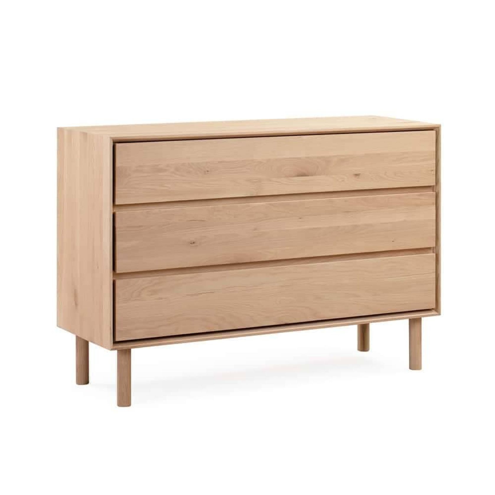 Harmony 3 Drawer Chest - Oak gallery detail image