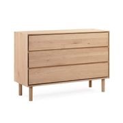 Harmony 3 Drawer Chest - Oak gallery detail image