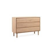 Harmony 3 Drawer Chest - Oak gallery detail image