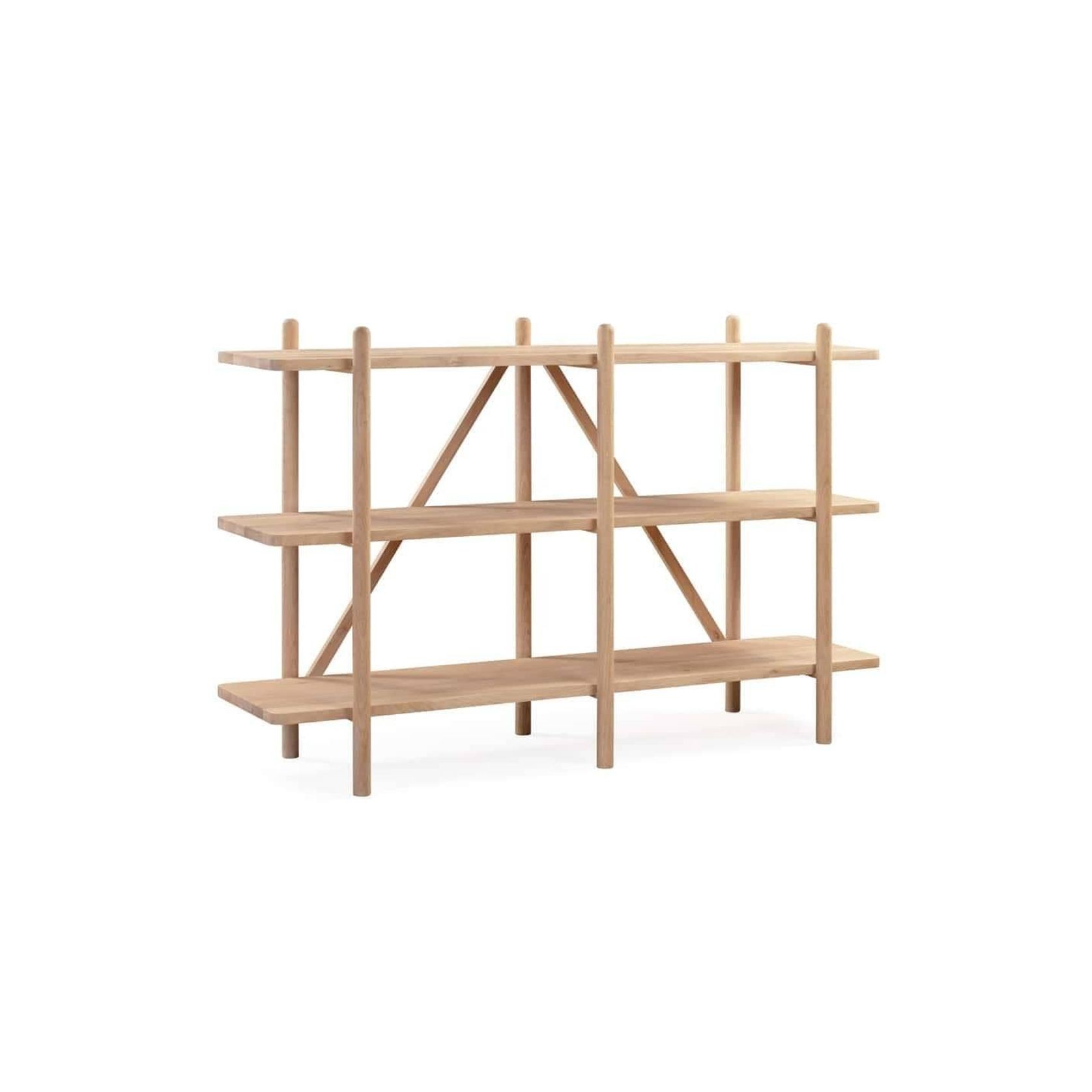 Essential Shelving Unit Oak - Small gallery detail image