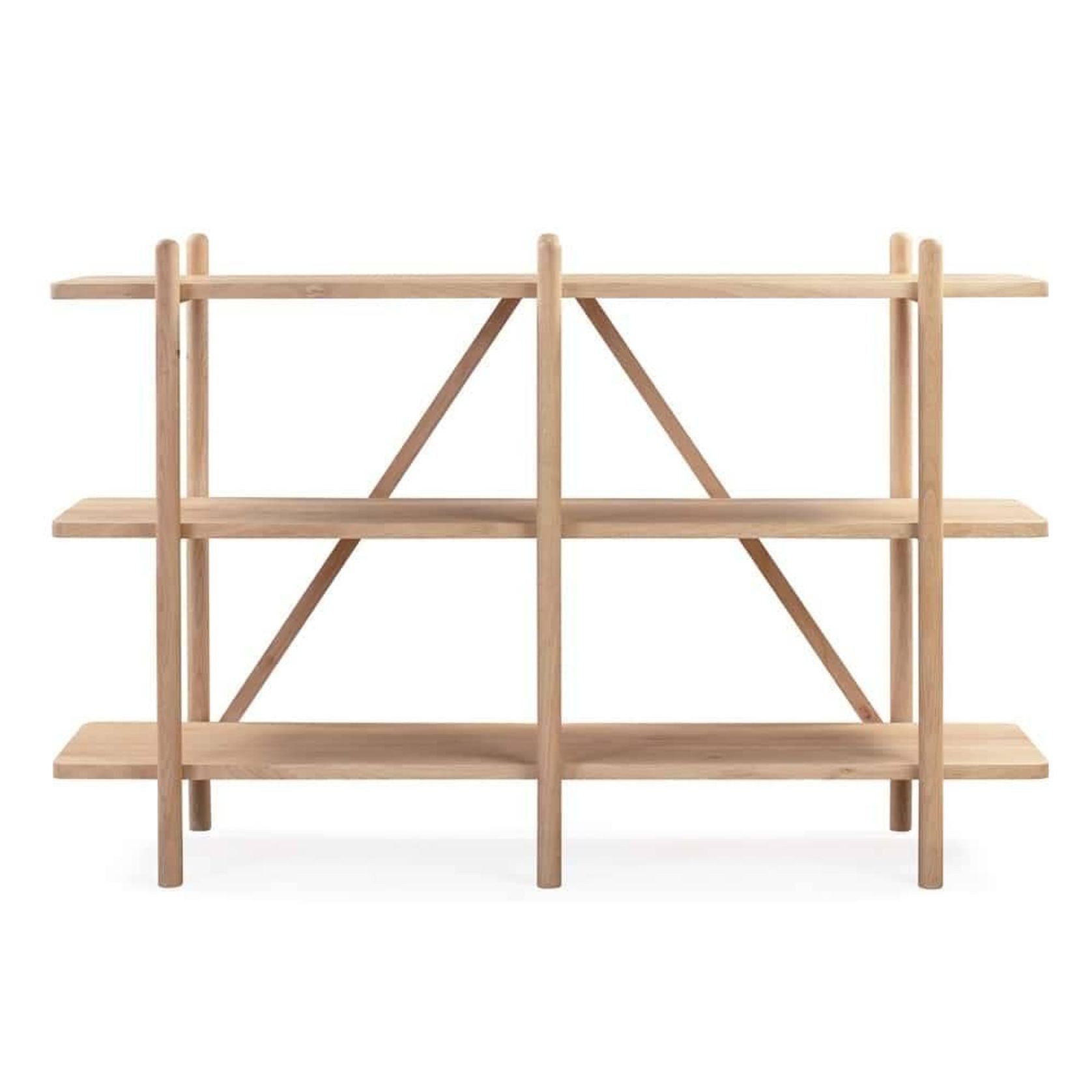 Essential Shelving Unit Oak - Small gallery detail image