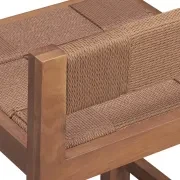 Charm Bar Stool 65cm - Deep Oak gallery detail image