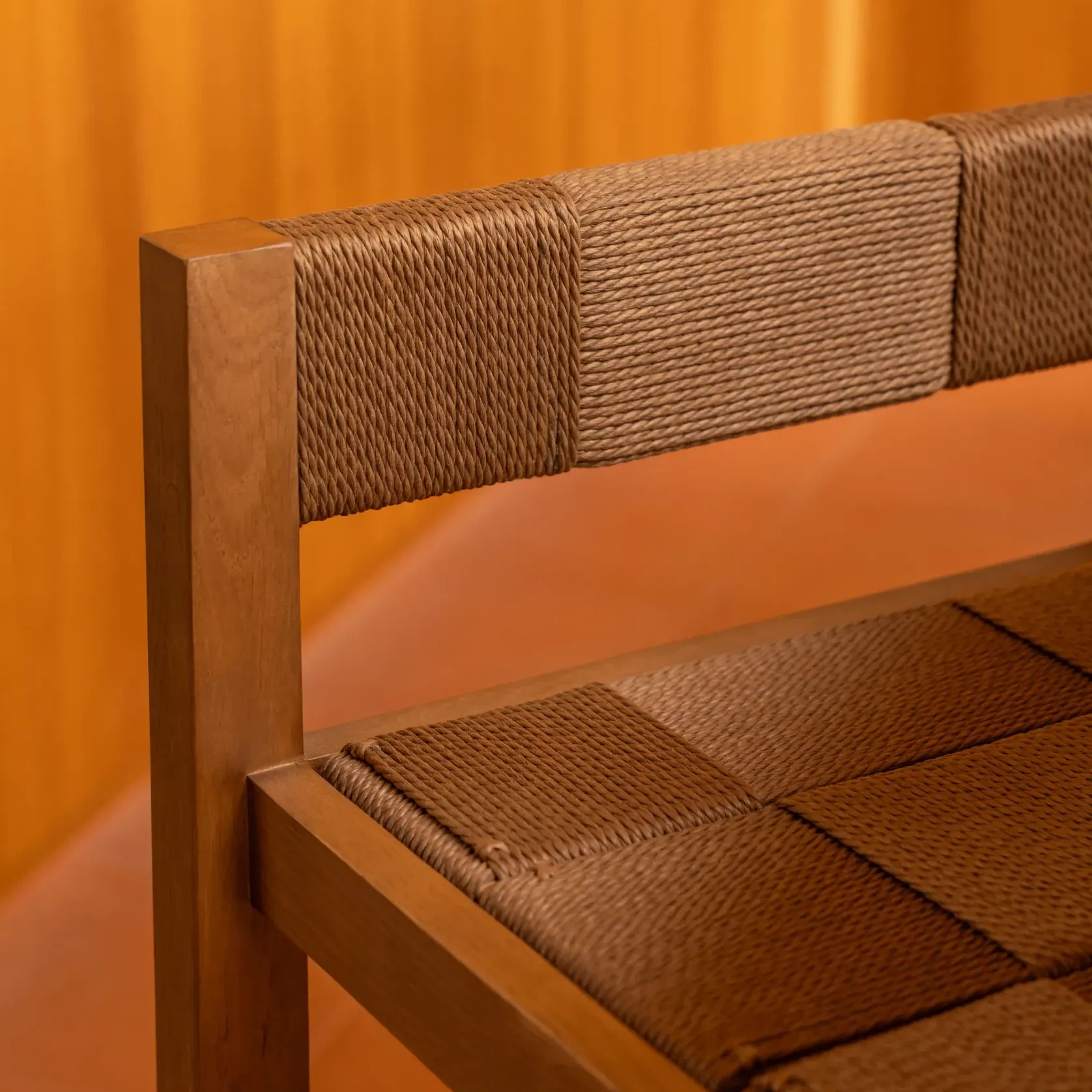 Charm Bar Stool 65cm - Deep Oak gallery detail image