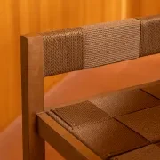 Charm Bar Stool 65cm - Deep Oak gallery detail image